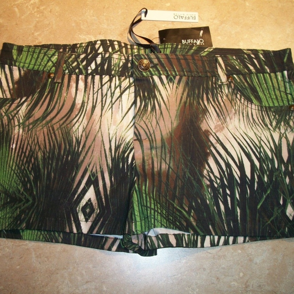 Buffalo David Bitton Palm Skies Print Shorts 29